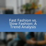 Fast Fashion vs. Slow Fashion: A Trend Analysis