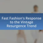 Fast Fashion’s Response to the Vintage Resurgence Trend