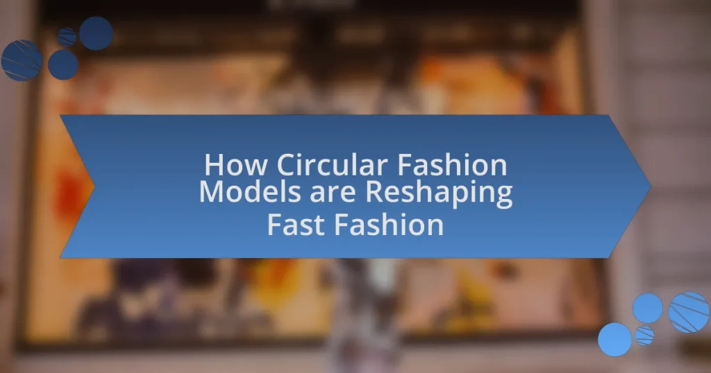 How Circular Fashion Models are Reshaping Fast Fashion