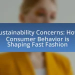 Sustainability Concerns: How Consumer Behavior is Shaping Fast Fashion