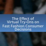 The Effect of Virtual Try-Ons on Fast Fashion Consumer Decisions