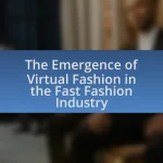 The Emergence of Virtual Fashion in the Fast Fashion Industry