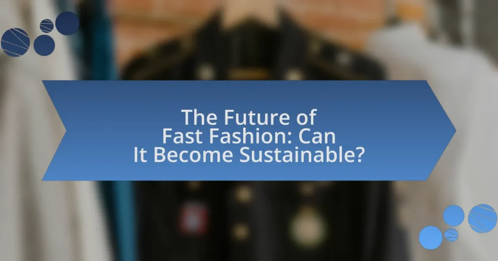 The Future of Fast Fashion: Can It Become Sustainable?