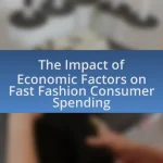 The Impact of Economic Factors on Fast Fashion Consumer Spending