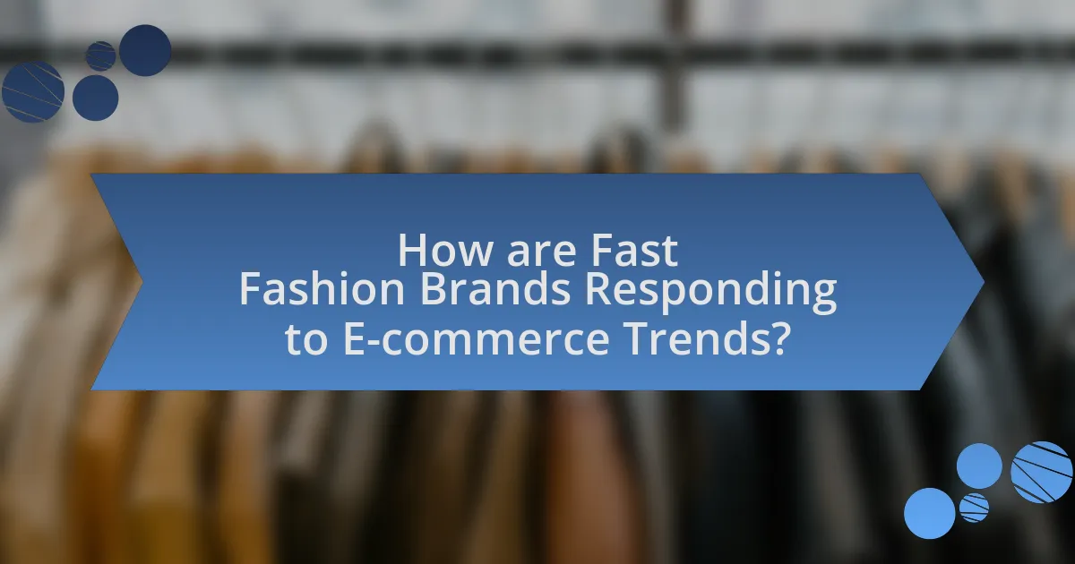 How are Fast Fashion Brands Responding to E-commerce Trends?