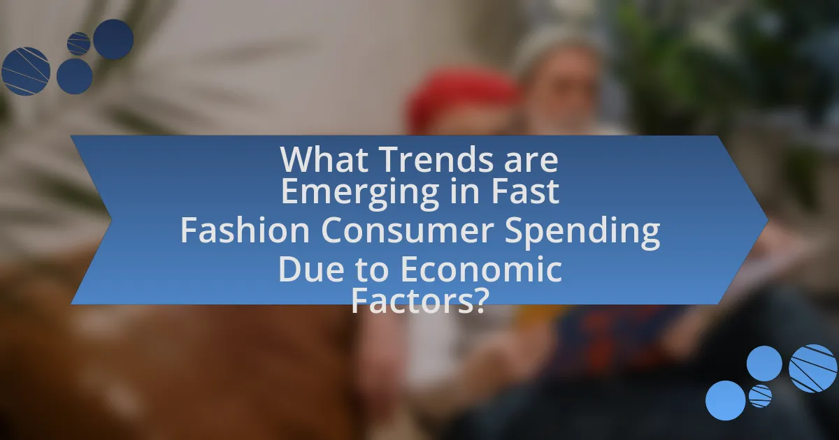 What Trends are Emerging in Fast Fashion Consumer Spending Due to Economic Factors?
