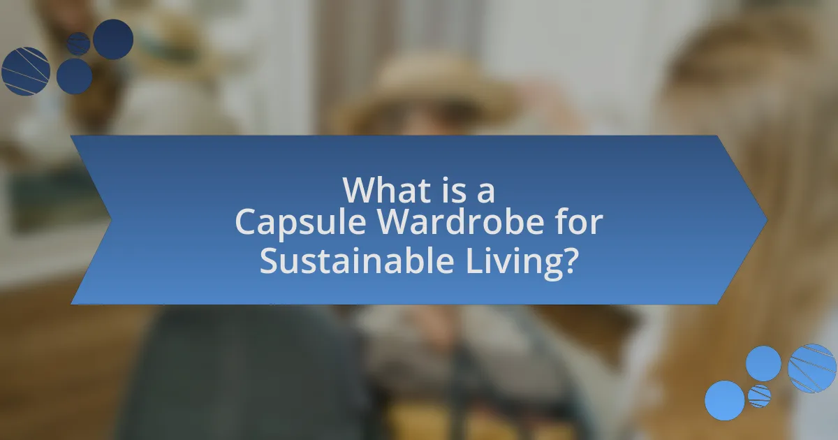 What is a Capsule Wardrobe for Sustainable Living?