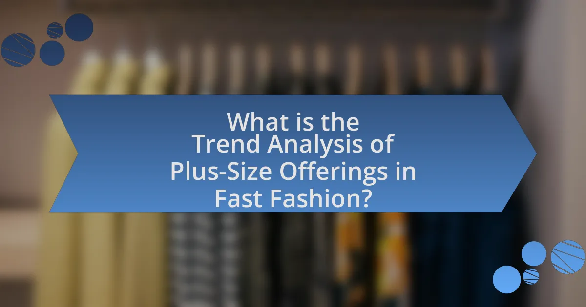 What is the Trend Analysis of Plus-Size Offerings in Fast Fashion?