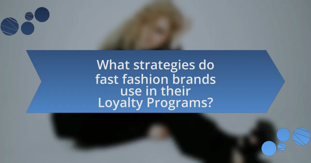 What strategies do fast fashion brands use in their Loyalty Programs?
